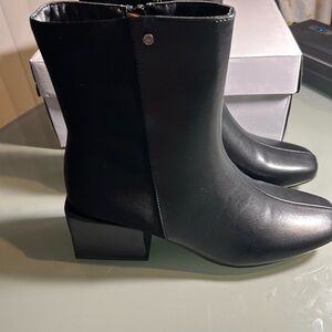 H by Halston Black Ankle Booties